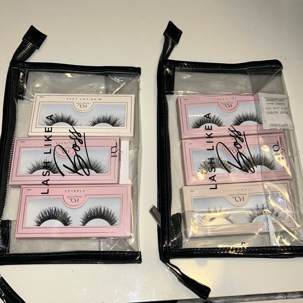 Lot of 6 house of lashes